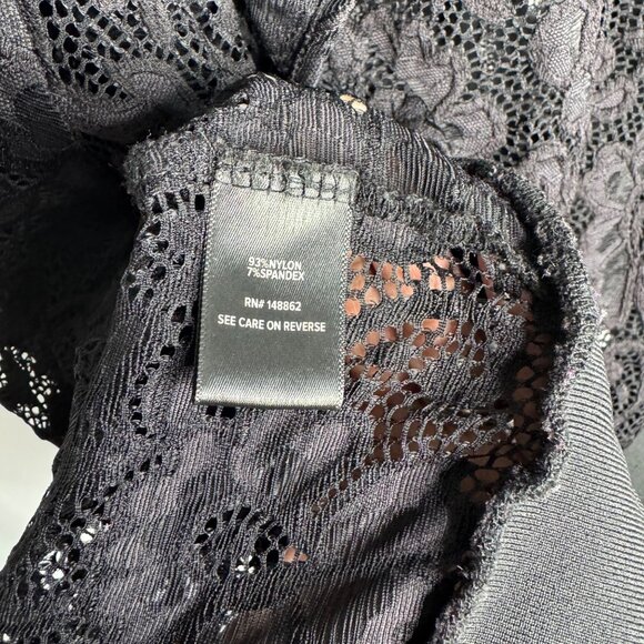 Torrid Ruffle Black Lace Bomber Jacket Plus Size 4XL‎ Witchy Whimsigoth - Picture 9 of 12